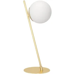 Pöytävalaisin Eglo Rondo 4, 56.5cm, E27, 40W, IP20, messinki/valkoinen
