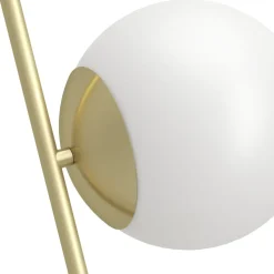 Pöytävalaisin Eglo Rondo 4, 56.5cm, E27, 40W, IP20, messinki/valkoinen