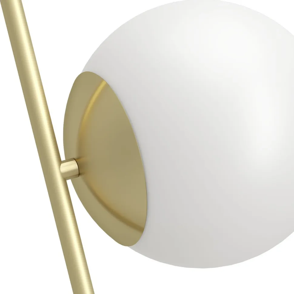 Pöytävalaisin Eglo Rondo 4, 56.5cm, E27, 40W, IP20, messinki/valkoinen