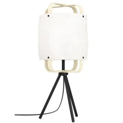 Pöytävalaisin Eglo Surfleet, Ø51.5cm, E27, 40W, IP20, valkoinen/puu