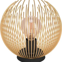 Pöytävalaisin Eglo Venezuela 40W 23,5x22,5cm kulta/musta