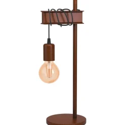 Pöytävalaisin Eglo Vintage Townshend 4 50cm antiikinruskea