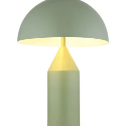 Pöytävalaisin Globo Atoma Ø28cm, 2xE27, hiekka/valkoinen