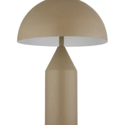 Pöytävalaisin Globo Atoma Ø28cm, 2xE27, hiekka/valkoinen
