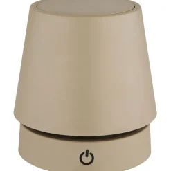 Pöytävalaisin Globo Carlos Ø10.6cm, USB-ladattava