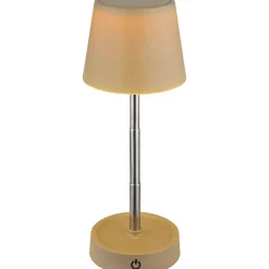 Pöytävalaisin Globo Carlos Ø10.6cm, USB-ladattava