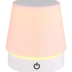 Pöytävalaisin Globo Carlos Ø10.6cm, USB-ladattava