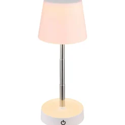 Pöytävalaisin Globo Carlos Ø10.6cm, USB-ladattava