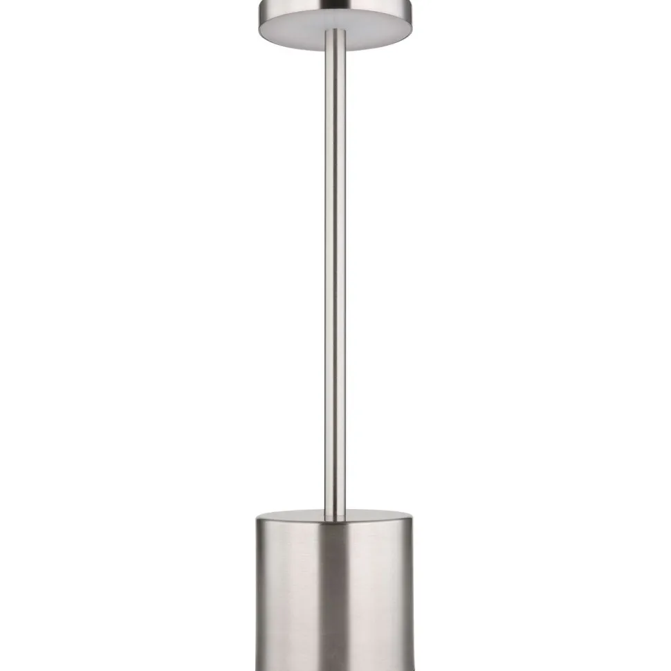 Pöytävalaisin Globo Polina 34cm, USB-ladattava, CCT, nikkeli