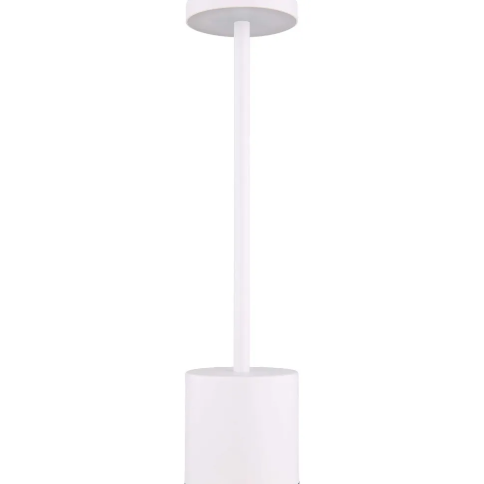 Pöytävalaisin Globo Polina 34cm, USB-ladattava, CCT, nikkeli
