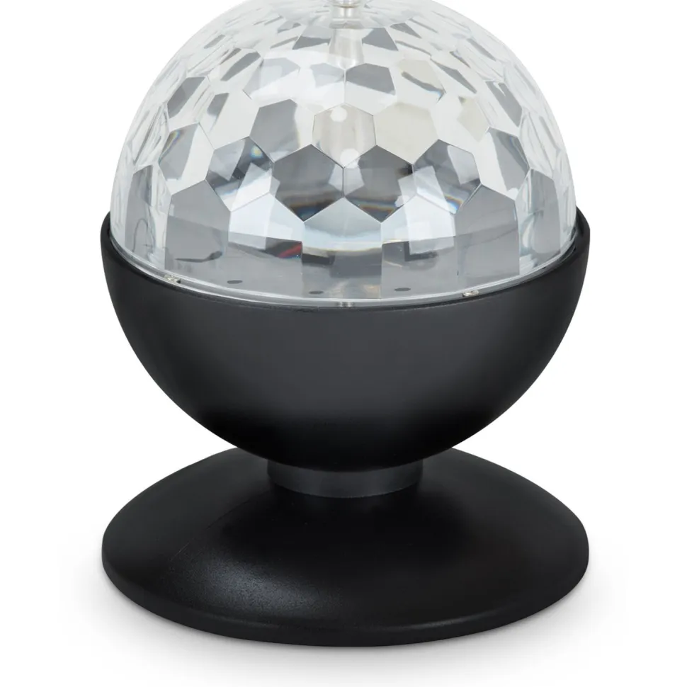 Pöytävalaisin Heat Disco LED RGB 3W musta