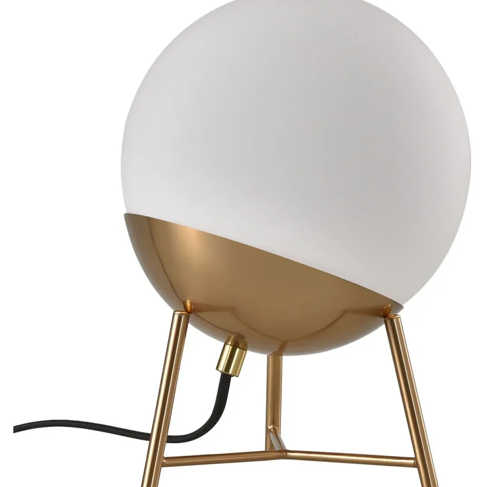 Pöytävalaisin House Nordic Chelsea, Ø20cm, messinki/valkoinen