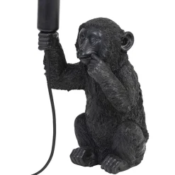 Pöytävalaisin Light&Living Monkey 20x19,5x34 cm musta