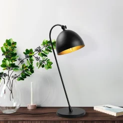 Pöytävalaisin Linento Lighting Acuka 12292, 54cm, musta/kulta