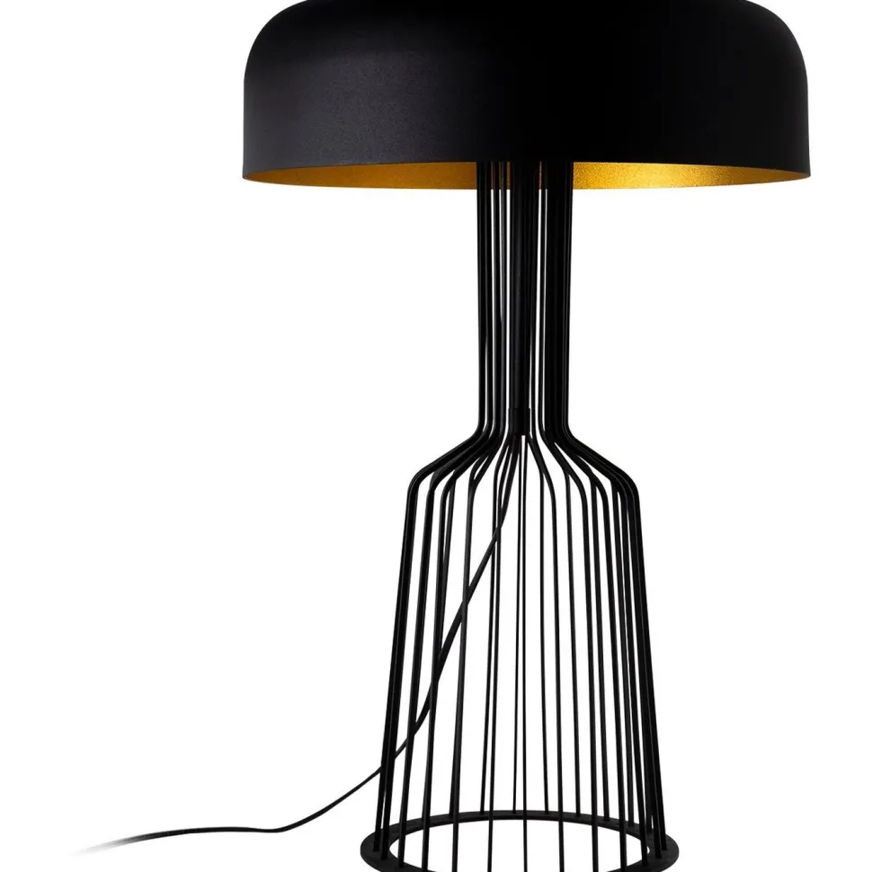 Pöytävalaisin Linento Lighting Aira musta/kulta