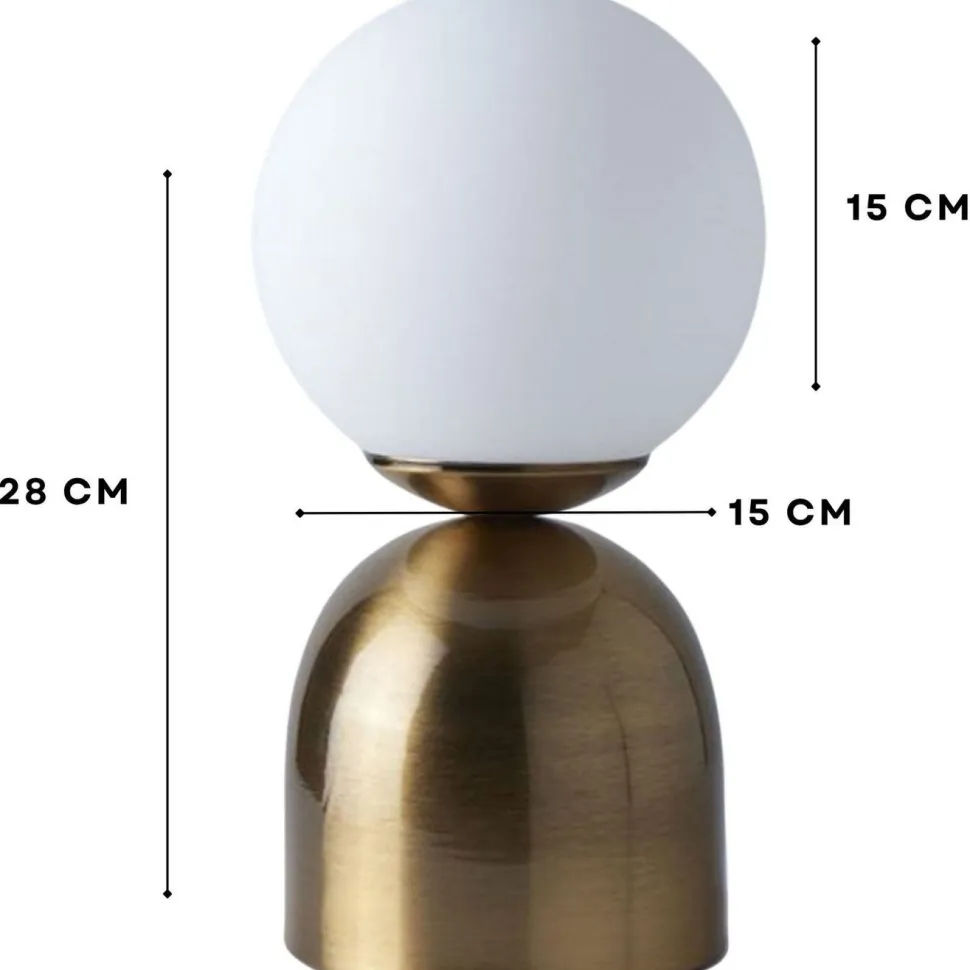 Pöytävalaisin Linento Lighting 242095 antiikkimessinki