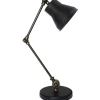 Pöytävalaisin Linento Lighting AYD-3315, 41cm, musta/antiikki