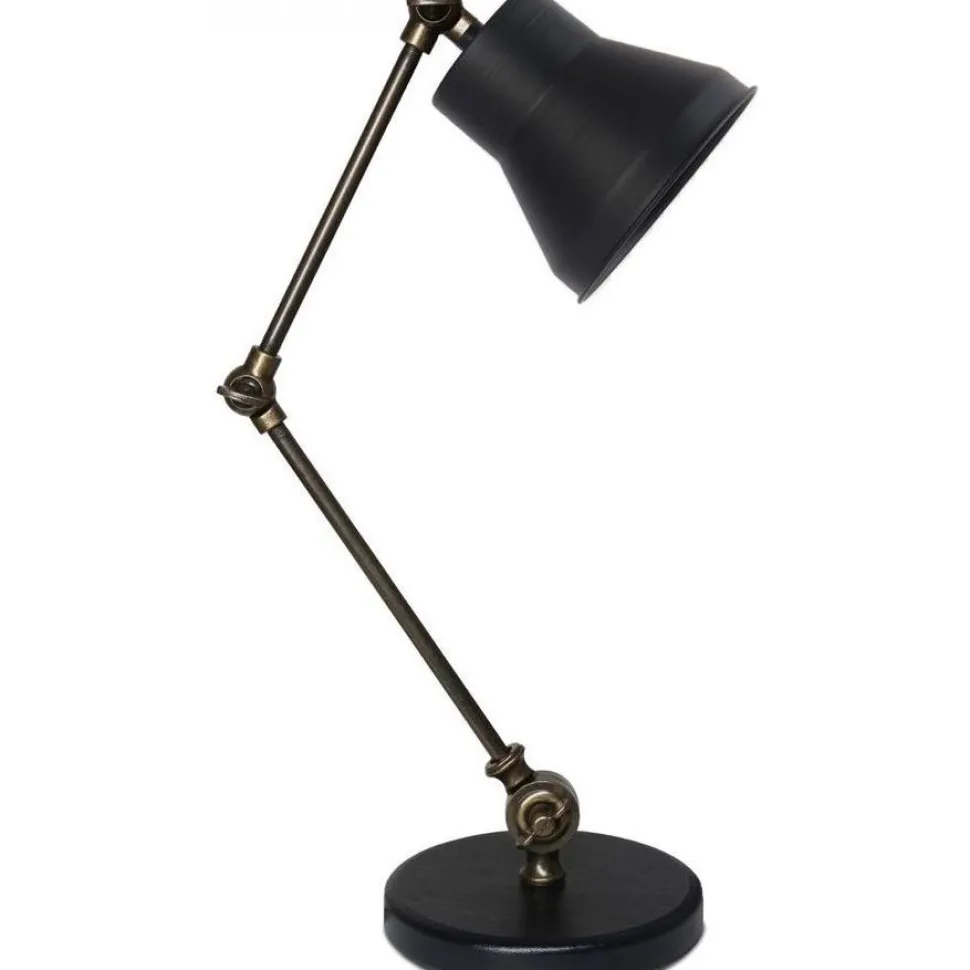Pöytävalaisin Linento Lighting AYD-3315, 41cm, musta/antiikki