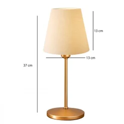 Pöytävalaisin Linento Lighting AYD-35XX, 37cm, eri värejä