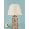Pöytävalaisin Linento Lighting BK050, ø30cm, E27, max. 40W, IP20, monivärinen/kerma