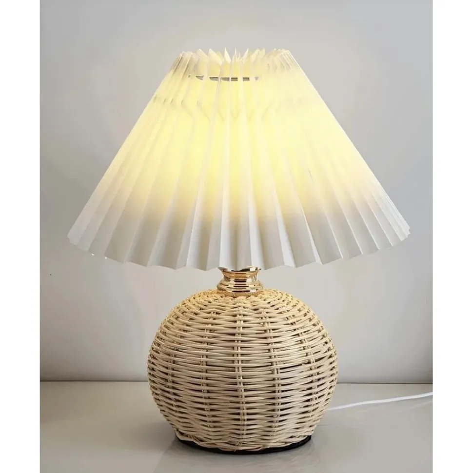 Pöytävalaisin Linento Lighting BRZ-343412, ø10-22cm, E27, max. 40W, IP20, kerma/beige