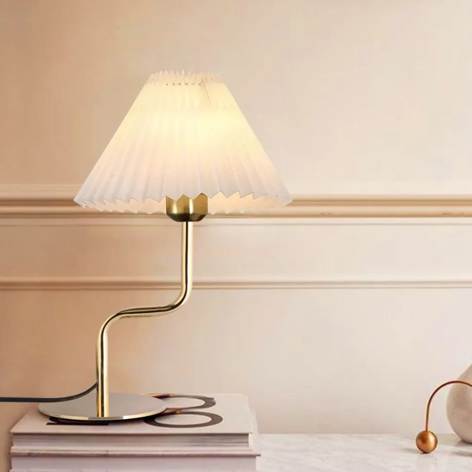 Pöytävalaisin Linento Lighting 241930, ø22cm, E27, max. 40W, IP20, kerma