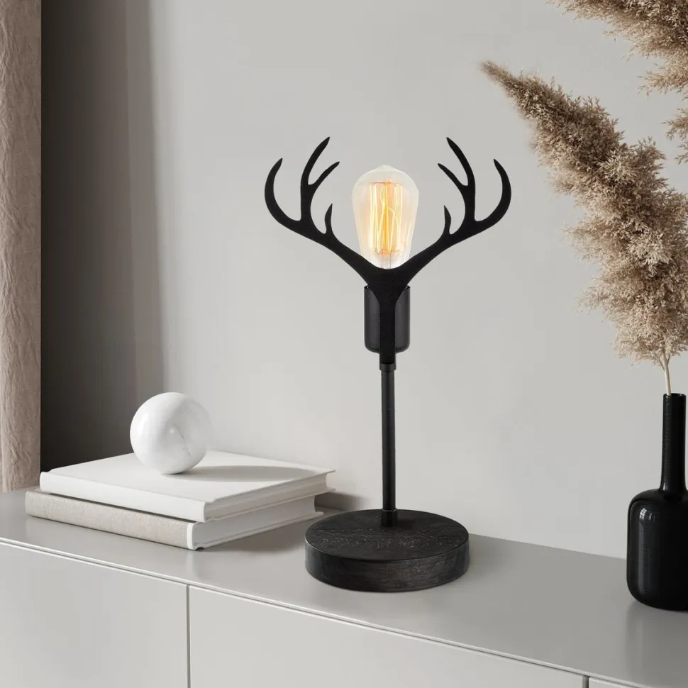 Pöytävalaisin Linento Lighting GMN-000011, 40cm, musta