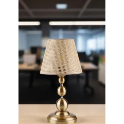 Pöytävalaisin Linento Lighting Hayal beige/kulta