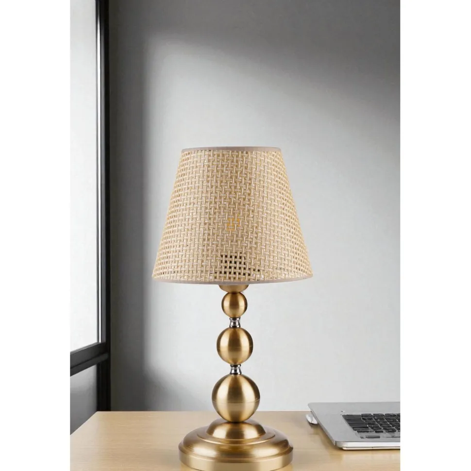 Pöytävalaisin Linento Lighting Hayal beige/kulta