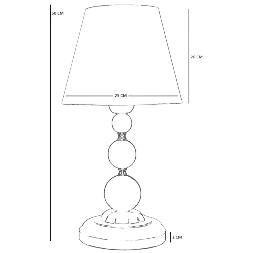 Pöytävalaisin Linento Lighting Hayal beige/kulta