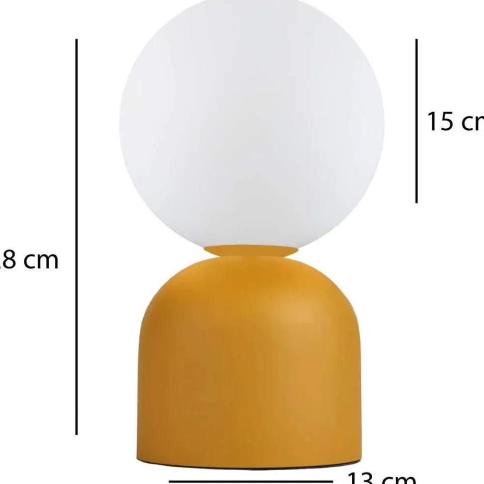 Pöytävalaisin Linento Lighting 241645, keltainen