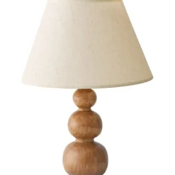 Pöytävalaisin Linento Lighting 242109 kermanvalkoinen/tammi