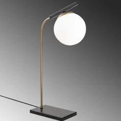 Pöytävalaisin Linento Lighting Kismet kulta/musta