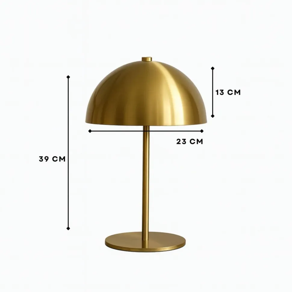 Pöytävalaisin Linento Lighting 242139 kulta
