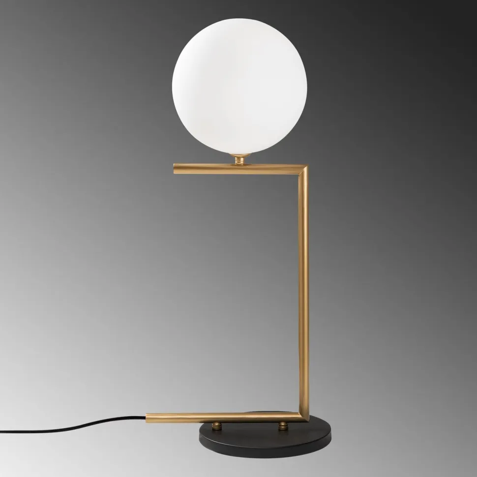 Pöytävalaisin Linento Lighting Luminar, 29x20x64cm, kulta