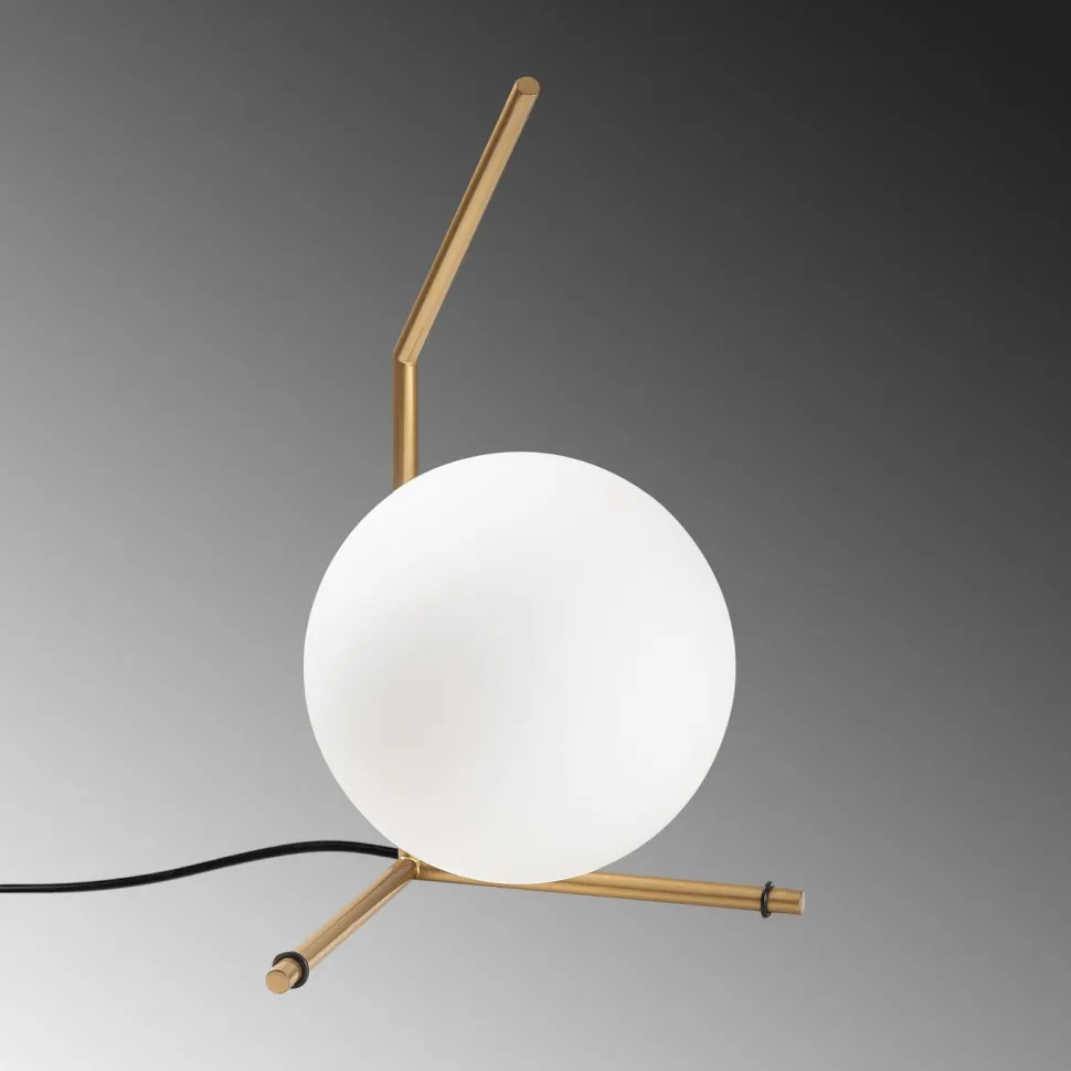 Pöytävalaisin Linento Lighting Luminar, 23x28x42cm, kulta