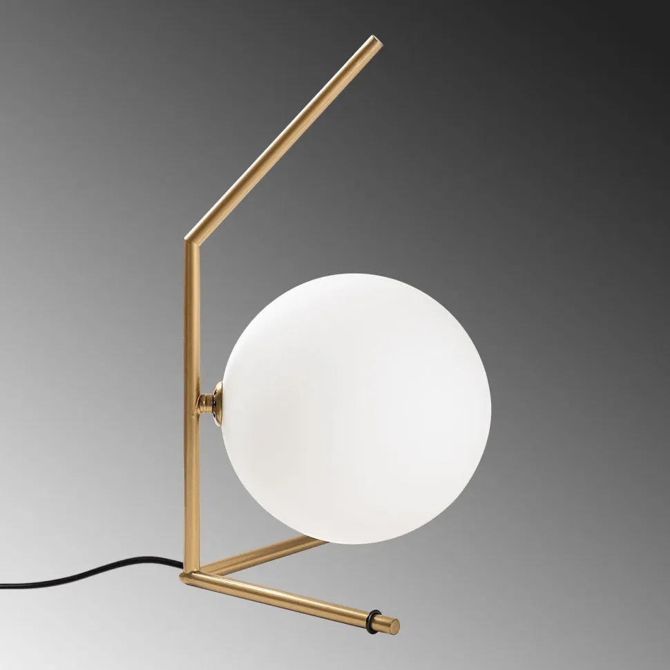 Pöytävalaisin Linento Lighting Luminar, 23x28x42cm, kulta