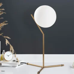 Pöytävalaisin Linento Lighting Luminar, 35x30x52, kulta