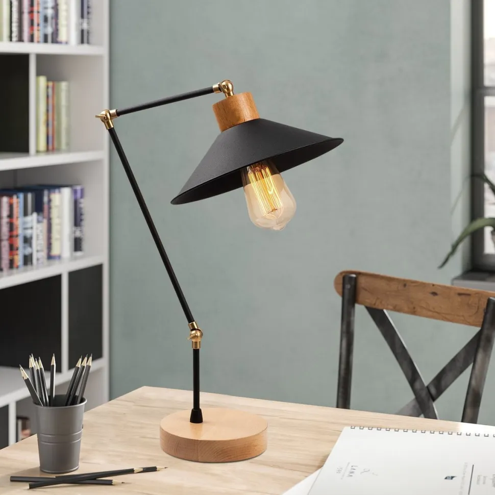 Pöytävalaisin Linento Lighting Manavgat N-601-US, 52cm, sininen