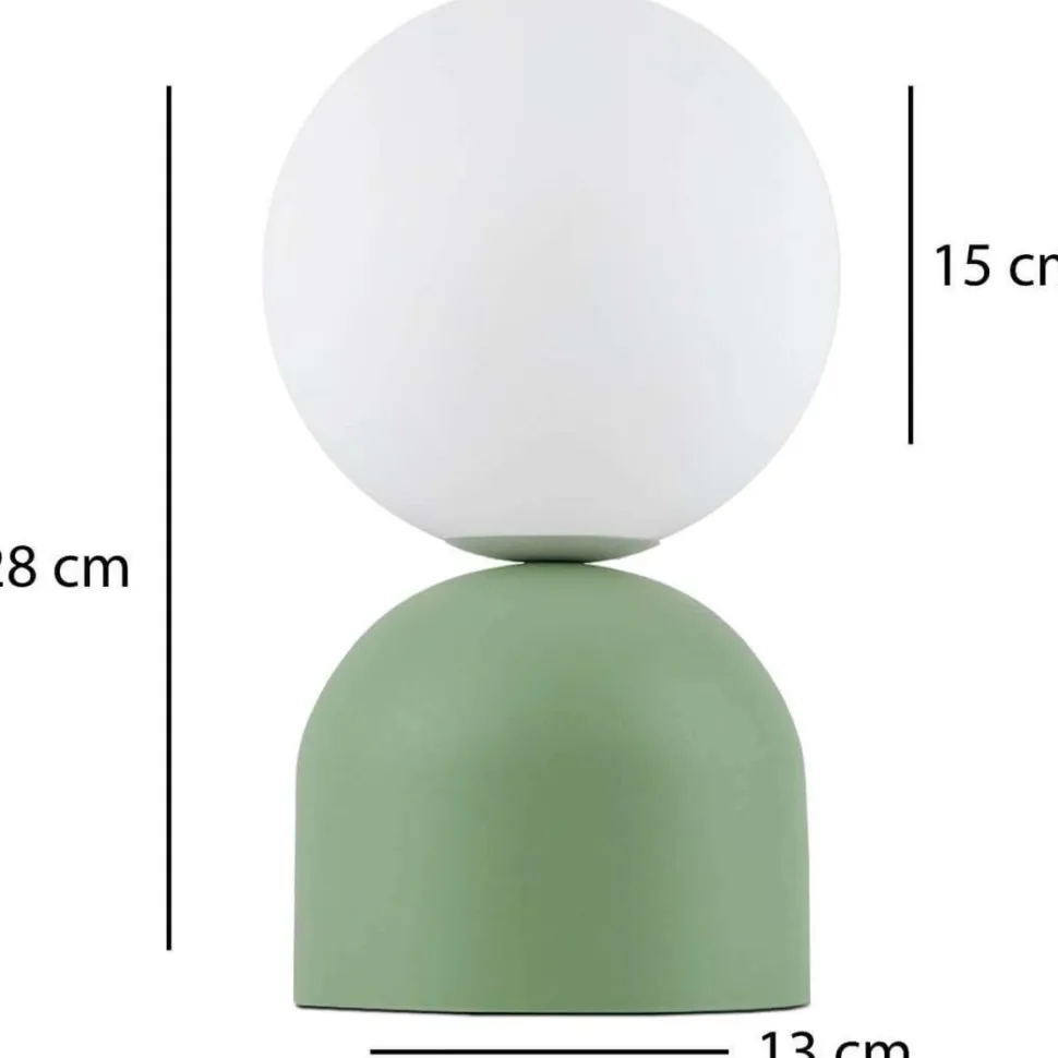 Pöytävalaisin Linento Lighting 241646, mintunvihreä