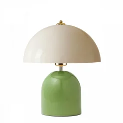 Pöytävalaisin Linento Lighting 242387 mintunvihreä/valkoinen