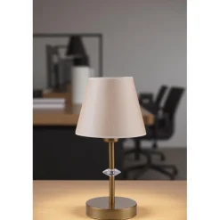Pöytävalaisin Linento Lighting Üsküp beige/kulta