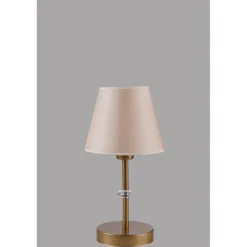 Pöytävalaisin Linento Lighting Üsküp beige/kulta