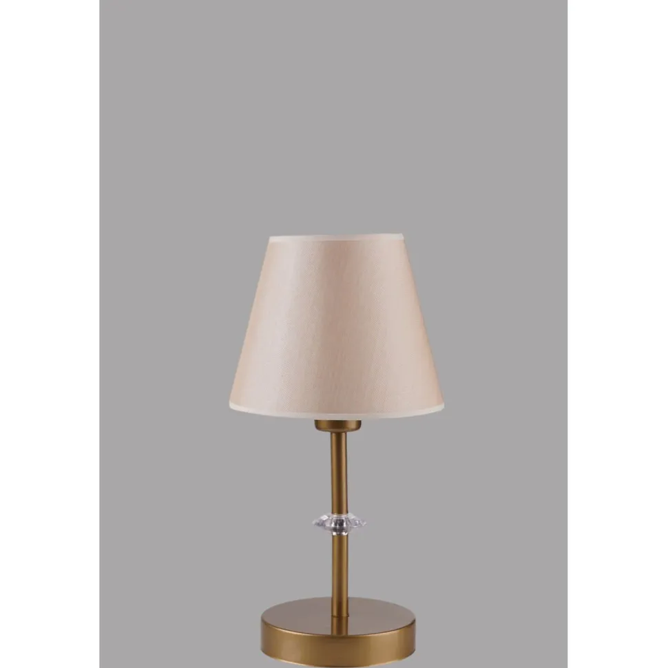 Pöytävalaisin Linento Lighting Üsküp beige/kulta