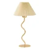 Pöytävalaisin Linento Lighting 242362 valkoinen/kulta