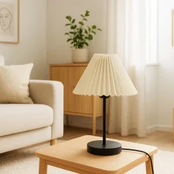 Pöytävalaisin Linento Lighting 241925 valkoinen/musta