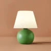 Pöytävalaisin Linento Lighting 241793 valkoinen/vihreä
