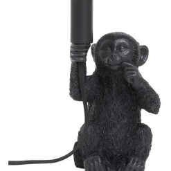 Pöytävalaisin L&L Monkey, E14 max. 40W 235mm, musta