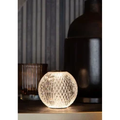 Pöytävalaisin Lucide Cintra Ø11cm, 3 Step himmennys, 1x2W/3000K, kirkas
