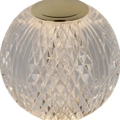 Pöytävalaisin Lucide Cintra Ø11cm, 3 Step himmennys, 1x2W/3000K, kirkas